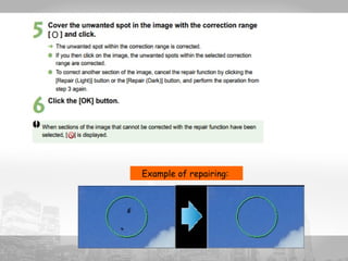 Example of repairing: 
 