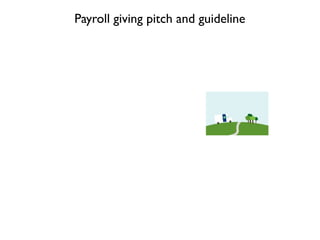 Payroll giving pitch and guideline
 