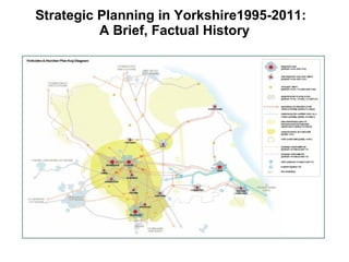 Strategic Planning in Yorkshire1995-2011:  A Brief, Factual History 