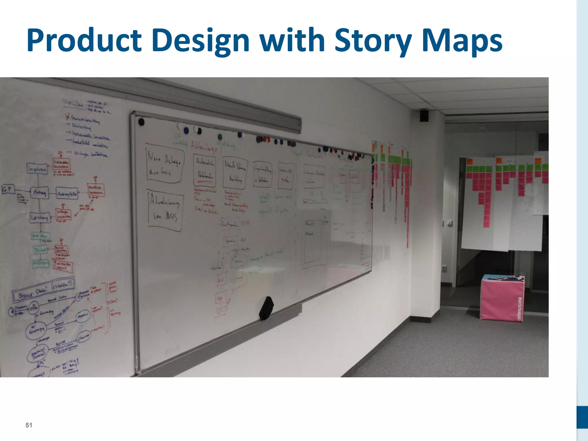 51
Product Design with Story Maps
 