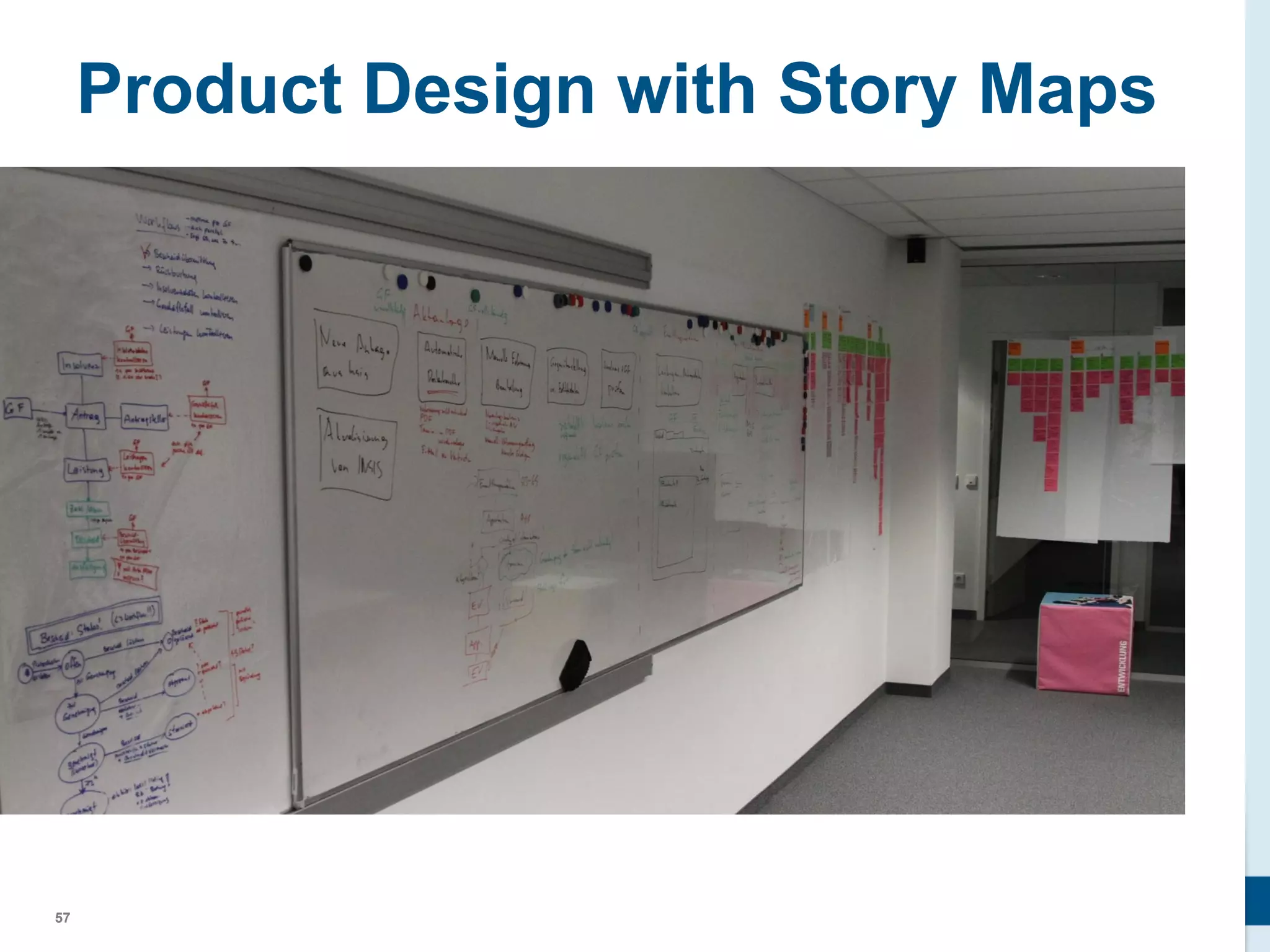 57
Product Design with Story Maps
 