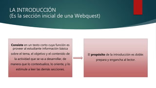La webquest | PPTX