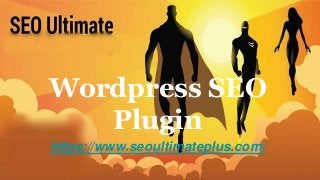Wordpress SEO
Plugin
https://www.seoultimateplus.com/
 