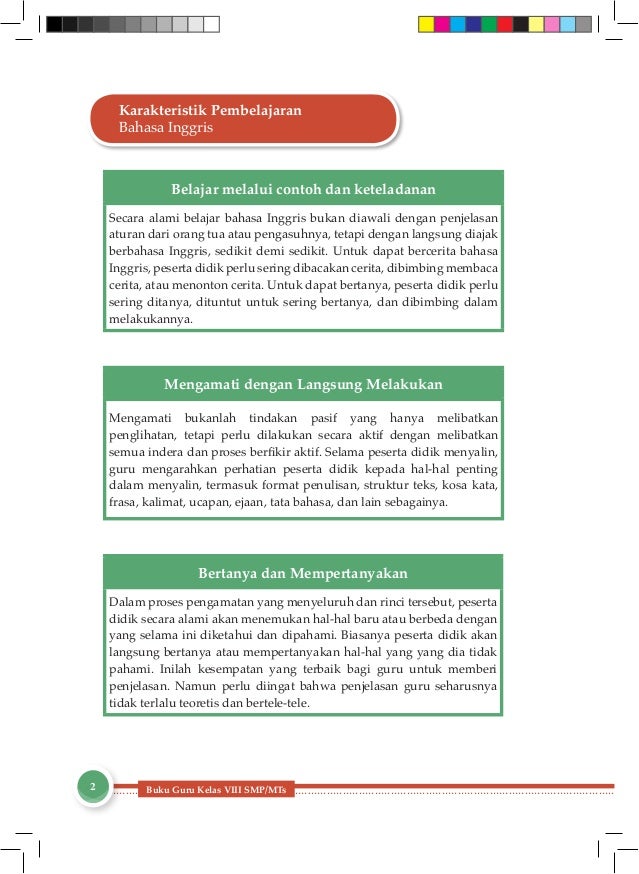 Buku guru bhs inggris kls viii crc