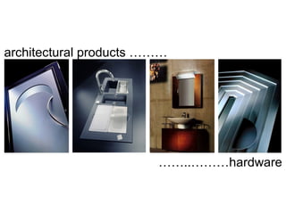 architectural products ………
……..………hardware
 
