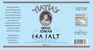 Yia yia sea salt 6.25x3.25 print 1118