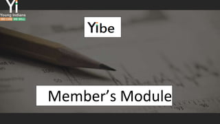 Member’s Module
 