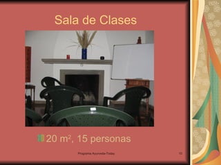 Sala de Clases 20 m 2 , 15 personas  