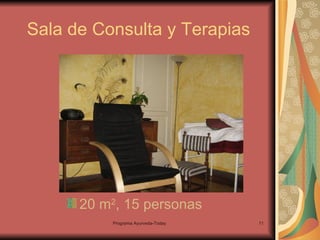 Sala de Consulta y Terapias 20 m 2 , 15 personas  