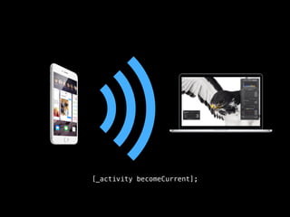 [_activity becomeCurrent]; 
 