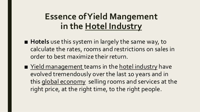 YIELD MANAGEMENT IN HOTELS EBOOK DOWNLOAD YIELD MANAGEMENT IN HOTELS EBOOK DOWNLOAD