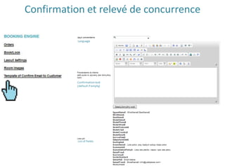 Confirmation et relevé de concurrence
 