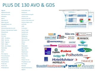 PLUS DE 130 AVO & GDS




Global Travel and Hotel
Solutions
 