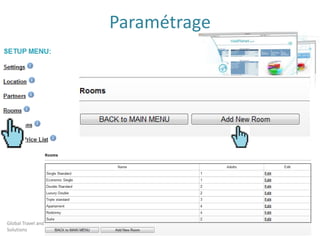 Paramétrage




Global Travel and Hotel
Solutions
 