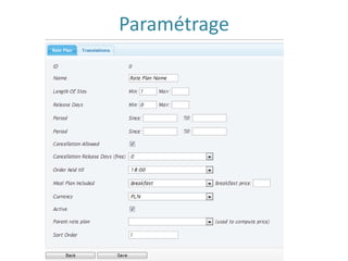 Paramétrage
 
