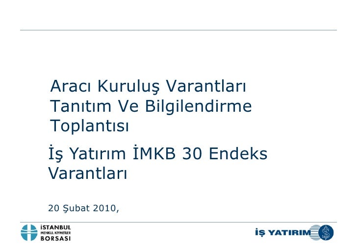 Is Yatirim Hisse Senedi Doviz Ve Yatirim Danismanligi