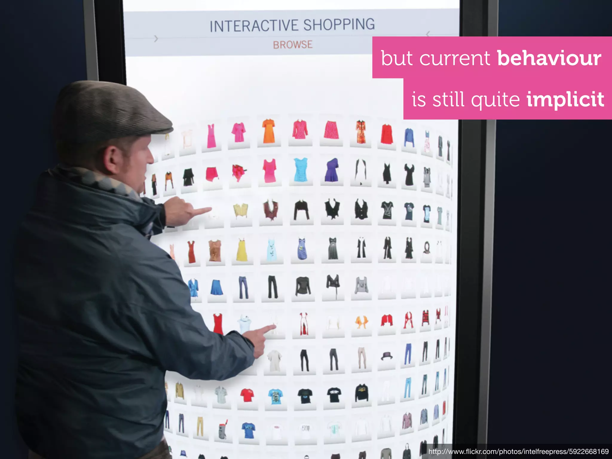 but current behaviour
  is still quite implicit




    http://www.ﬂickr.com/photos/intelfreepress/5922668169
 