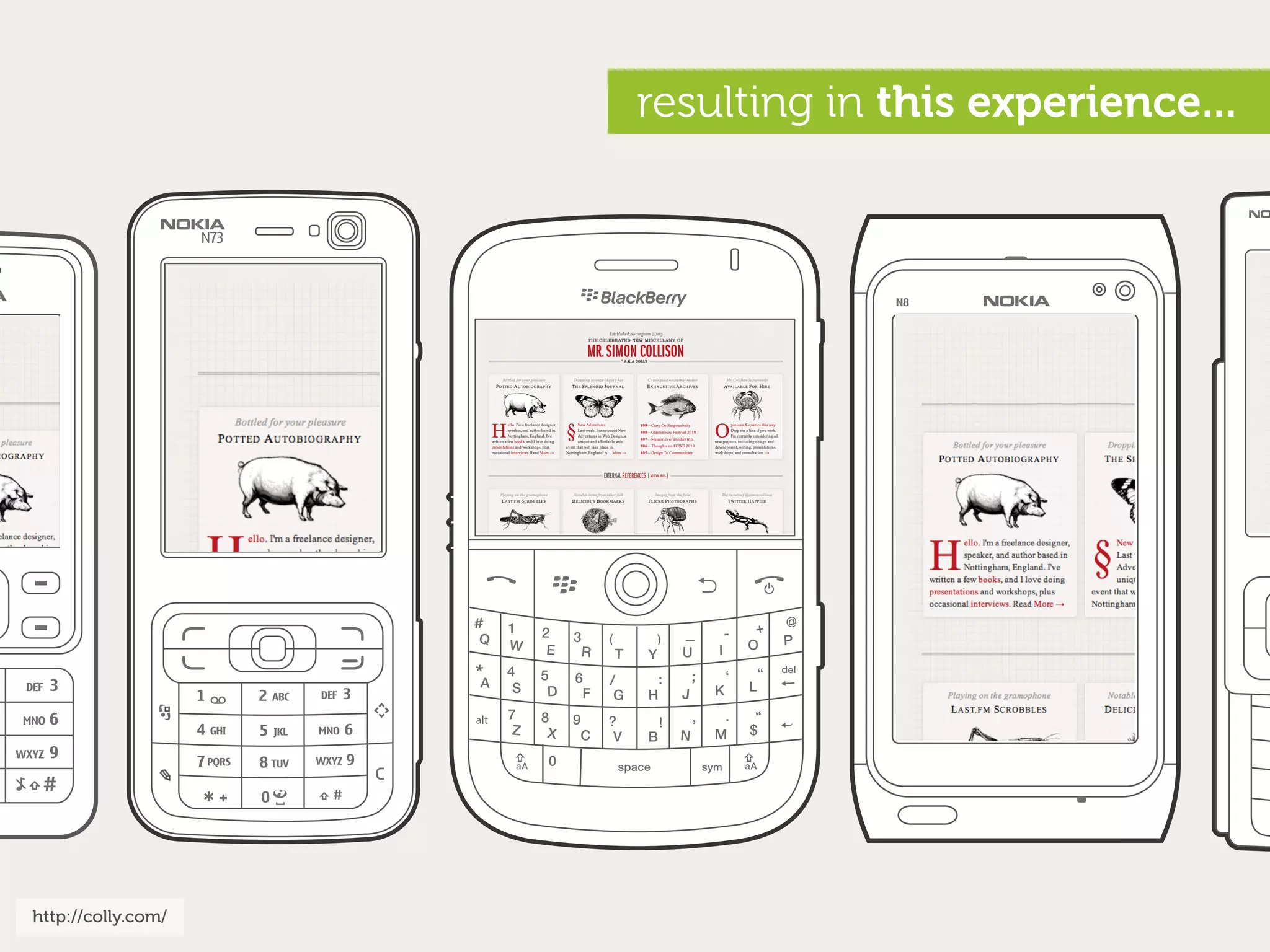 resulting in this experience...




http://colly.com/
 