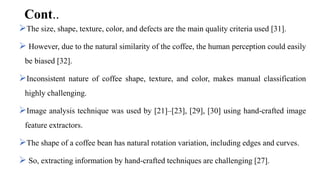 Image showcasing Image processing and machine learning based Ethiopian Coffee bean ...