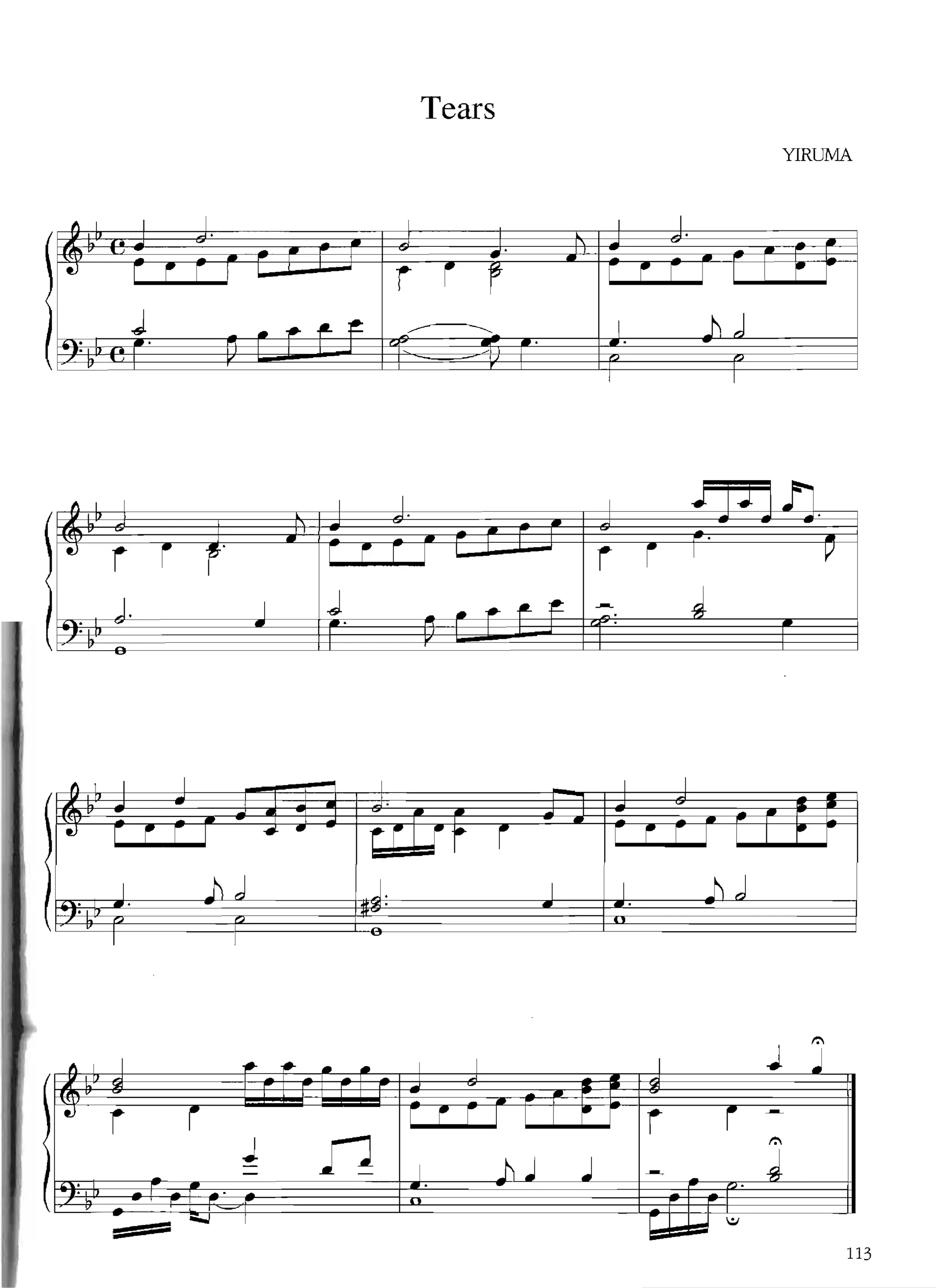 Partituras de Yiruma