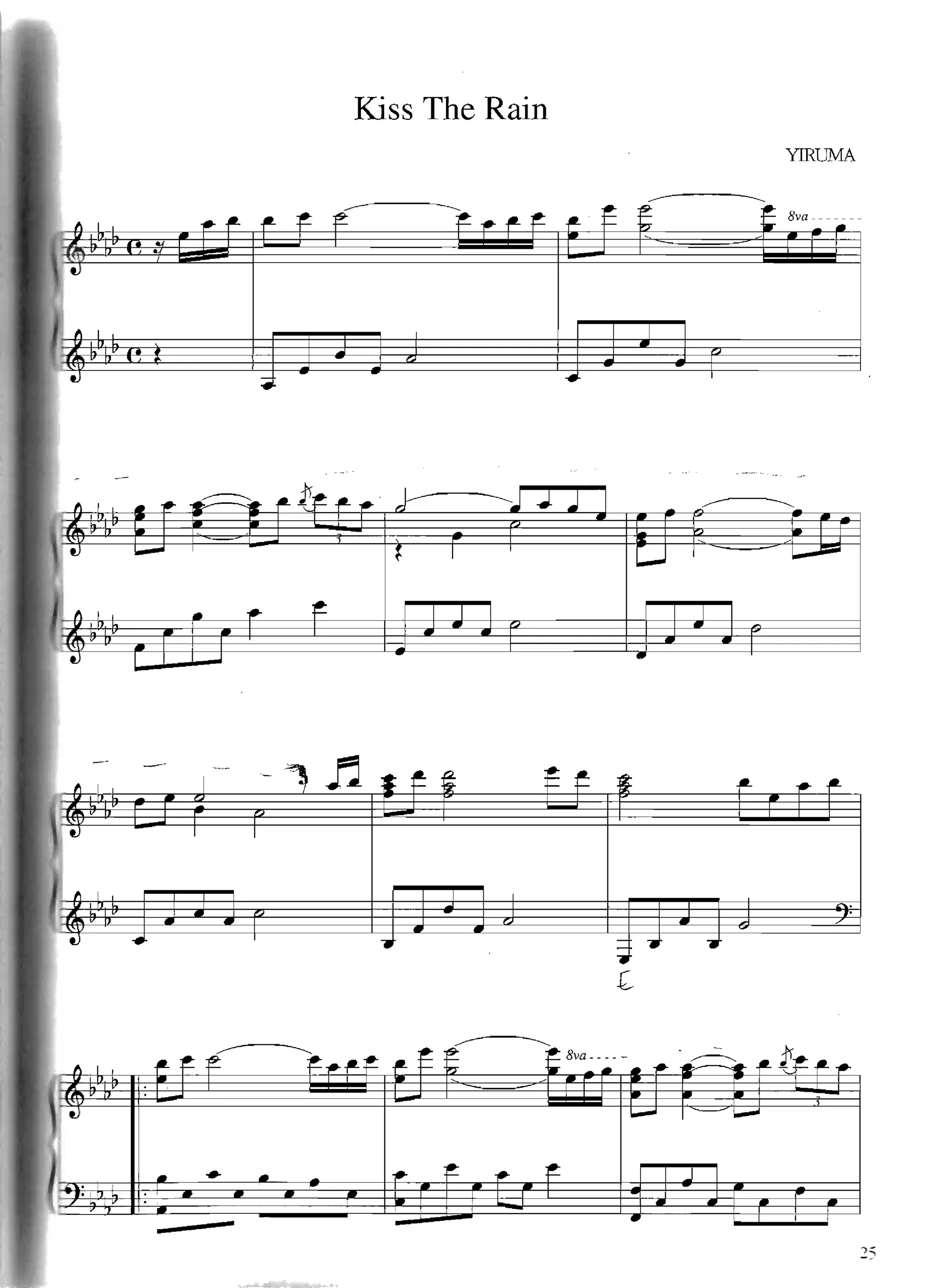 Partituras de Yiruma