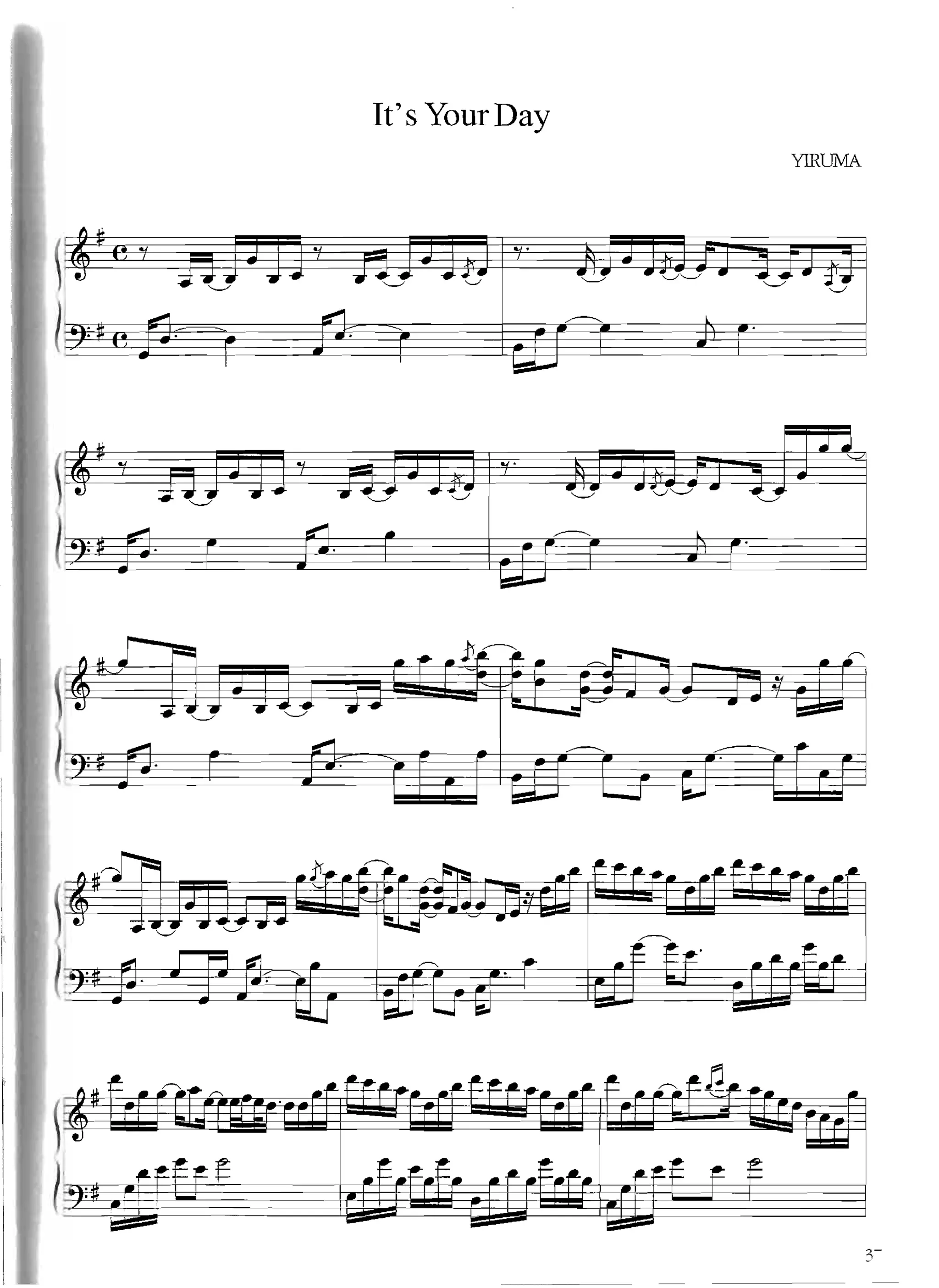 Partituras de Yiruma