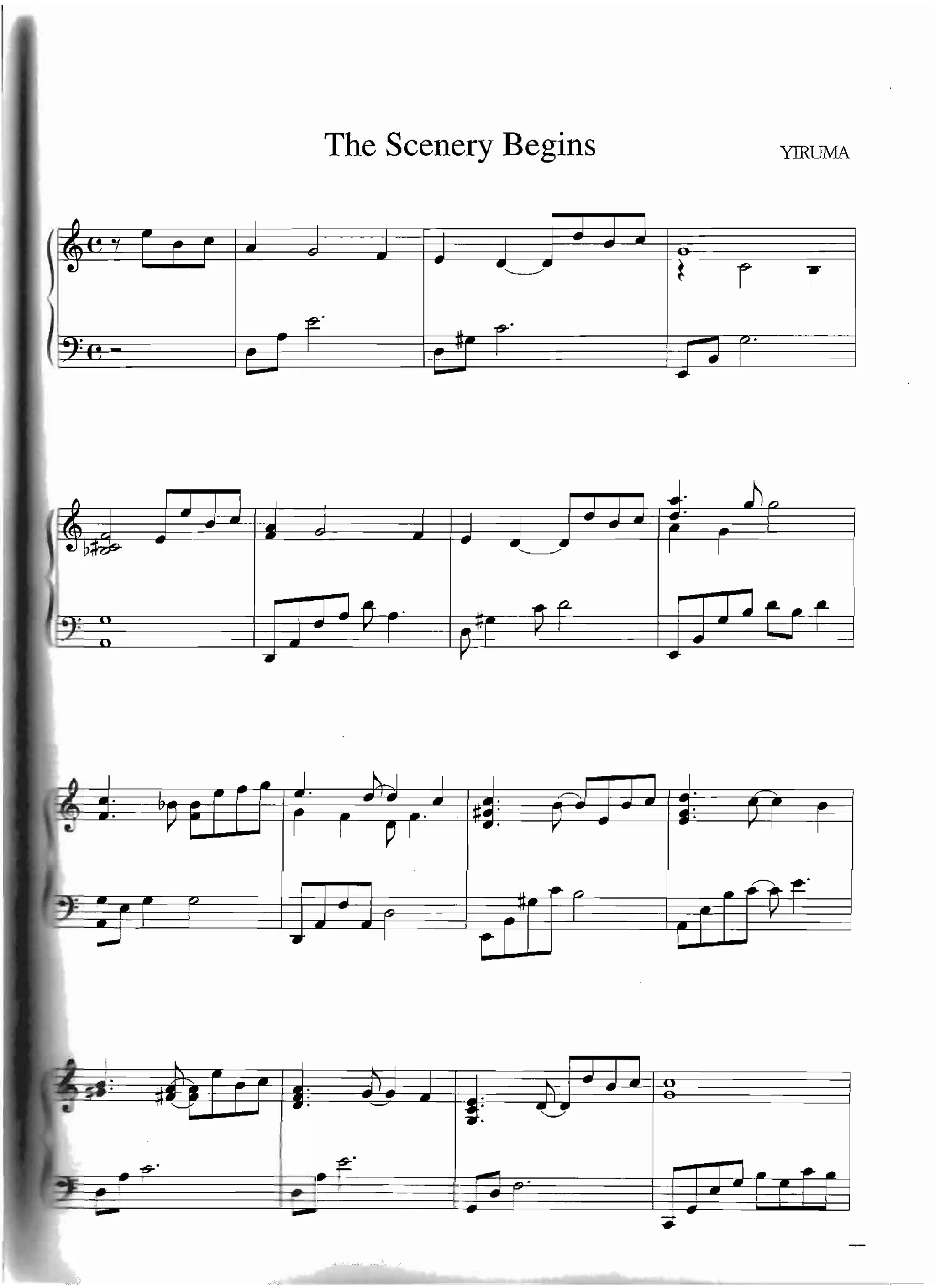 Partituras de Yiruma