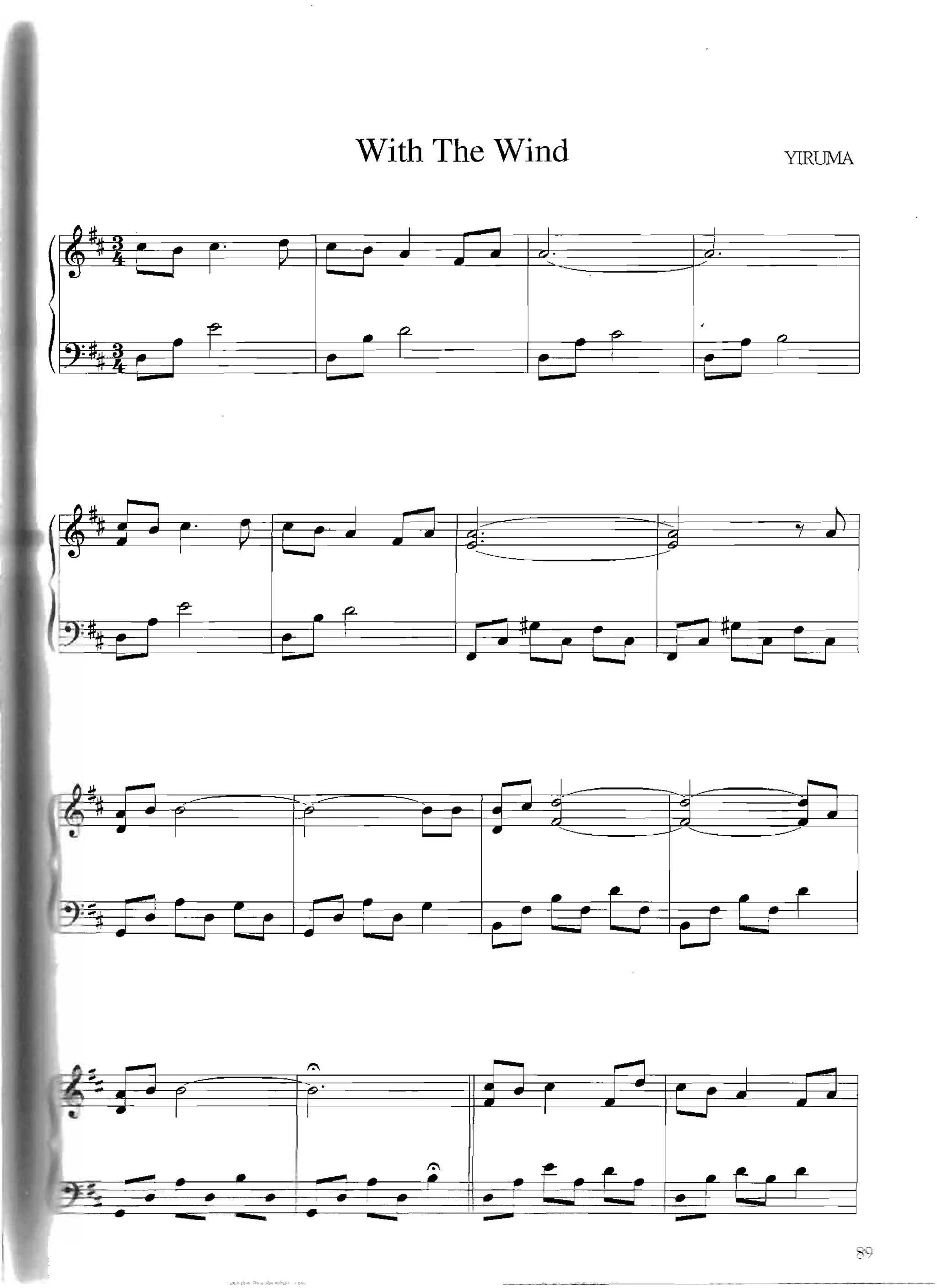 Partituras de Yiruma