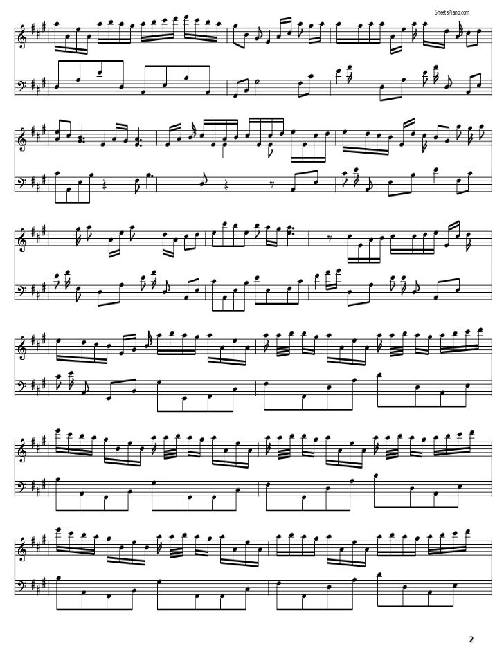 Yiruma - River flows in you piano sheet music