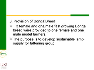 Gender focused service provision and its impact: IPMS Goma experience