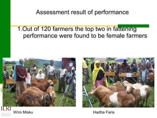 Gender focused service provision and its impact: IPMS Goma experience