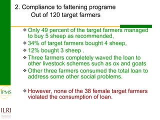 Gender focused service provision and its impact: IPMS Goma experience
