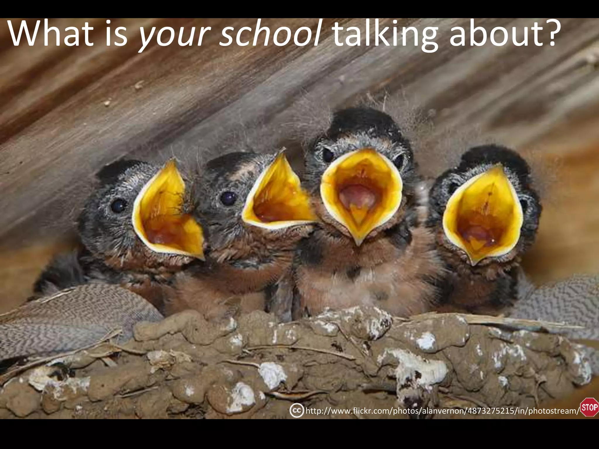 What is your school talking about? 
http://www.flickr.com/photos/alanvernon/4873275215/in/photostream/ 
 