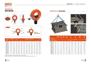 Two Point Lift Rigging Yiyun rigging lifting point brochure | PDF