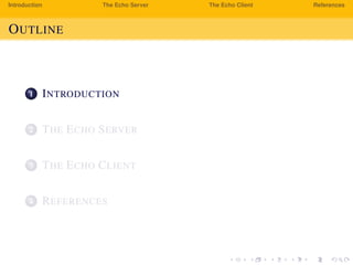 How to Make an Echo Server | PPT