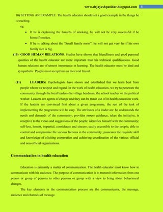 Health education and communication | PDF