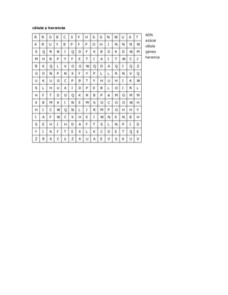 célula y Herencia 