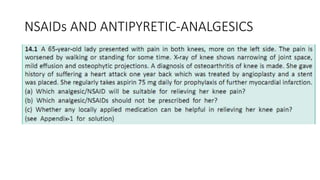NSAIDs AND ANTIPYRETIC-ANALGESICS
 