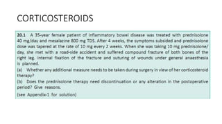 CORTICOSTEROIDS
 