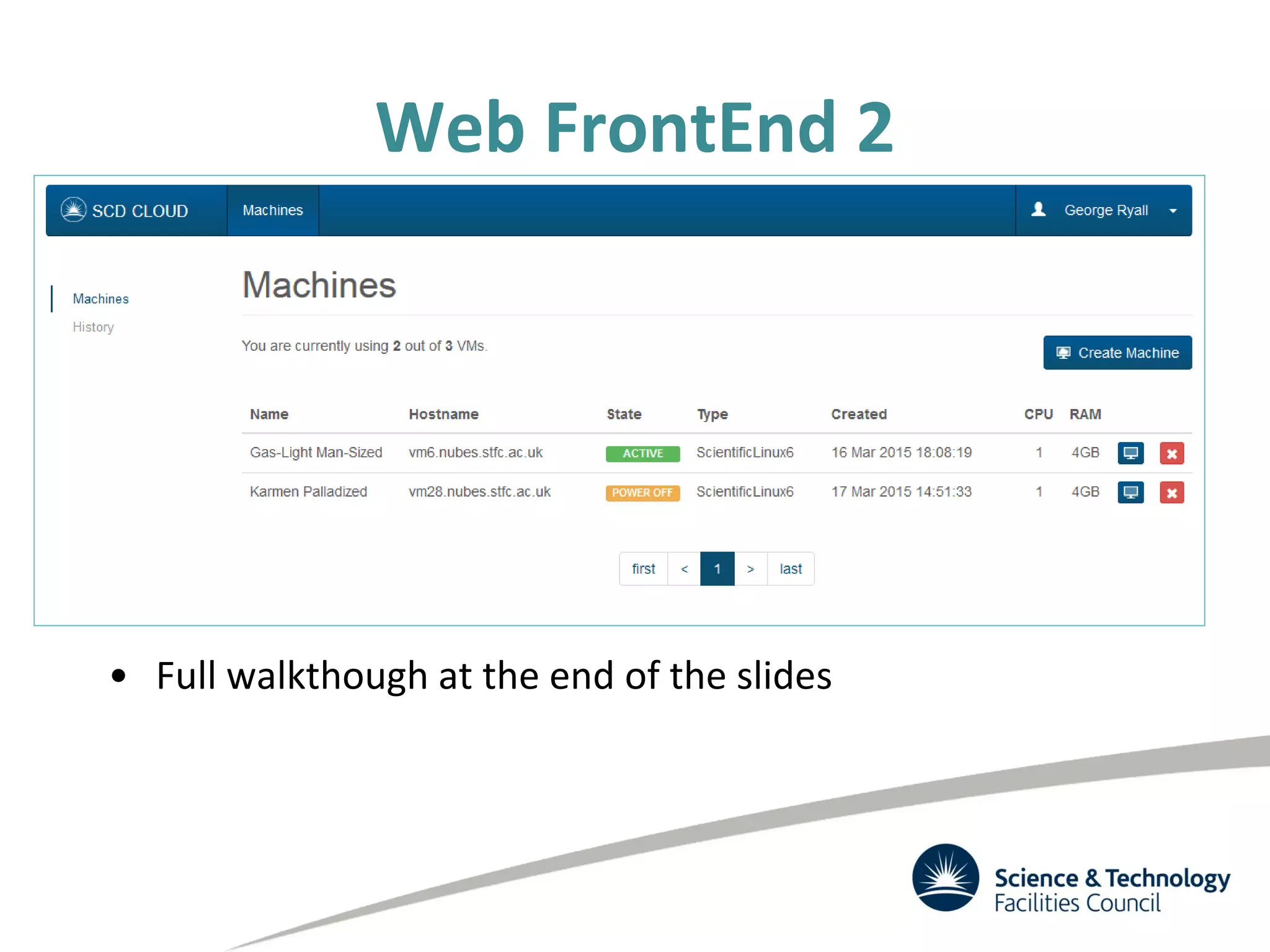 Web FrontEnd 2
• Full walkthough at the end of the slides
 