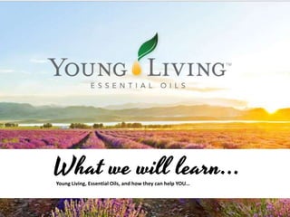 Young Living, Essential Oils, and how they can help YOU…
 