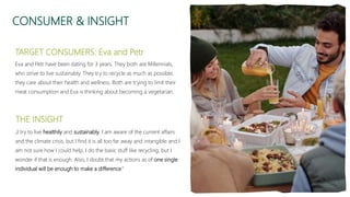 CONSUMER & INSIGHT
TARGET CONSUMERS: Eva and Petr
Eva and Petr have been dating for 3 years. They both are Millennials,
wh...
