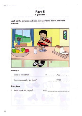 Yle Examination Introduction YLE Starters 4. Students book. Examination Papers [EnglishOnlineClub ...