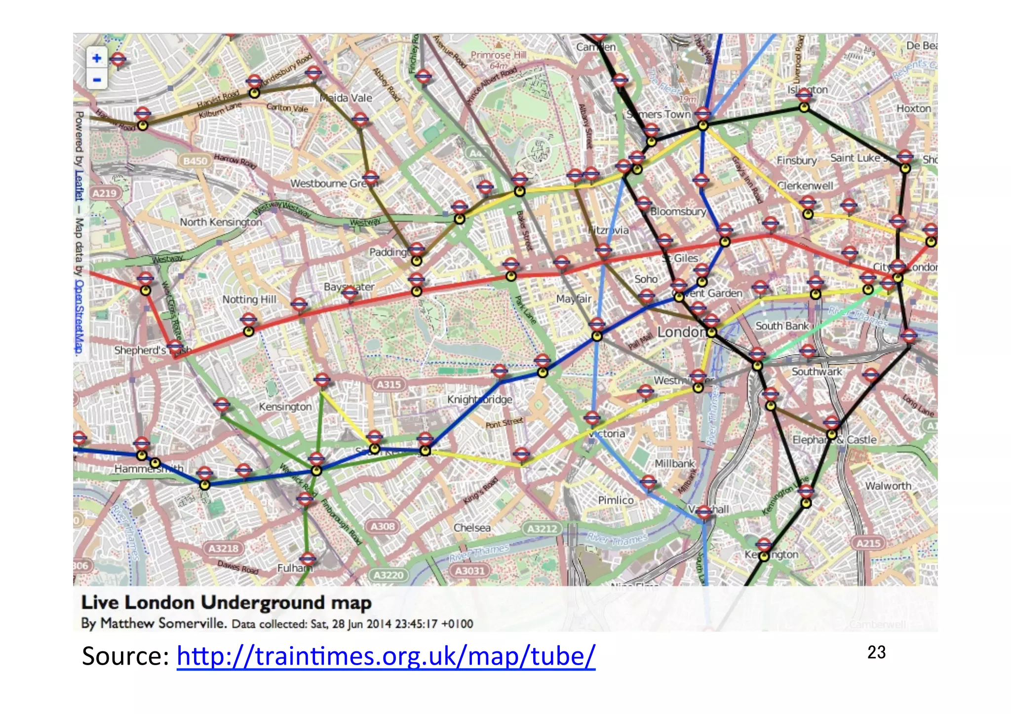 Source:	
  h7p://trainHmes.org.uk/map/tube/	
  	
 23	
 