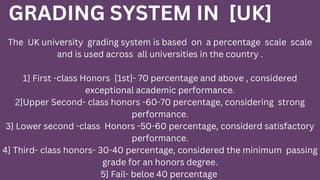 Comparison of grading system of different countries | PPT