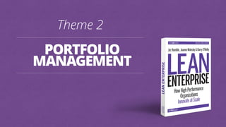 PORTFOLIO 
MANAGEMENT
Theme 2
 