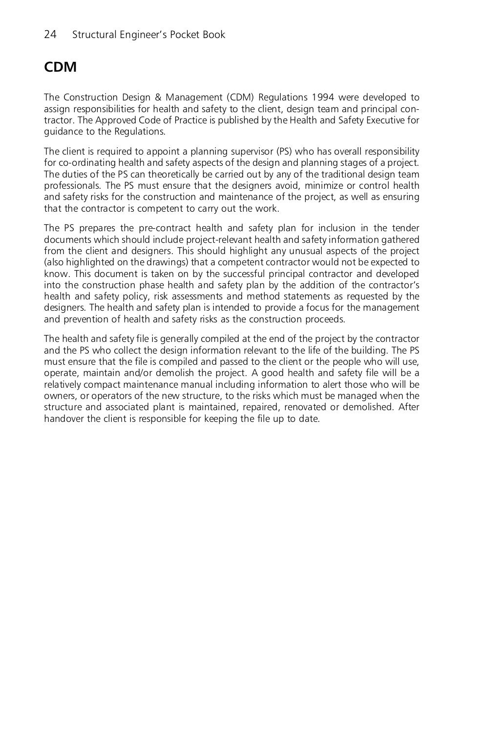 Structural engineer s pocket book