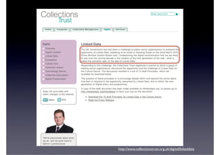http://www.collectionstrust.org.uk/digital/linkeddata
 
