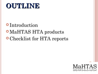 Hta Rocks Health Technology Assessment : Interpreting a HTA report | PPT