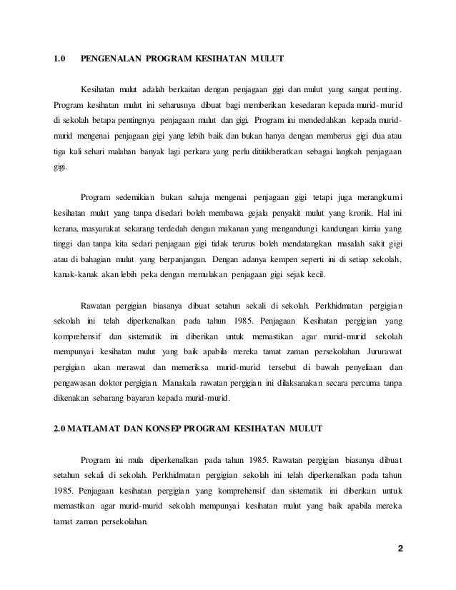 Surat Kebenaran Rawatan Pergigian